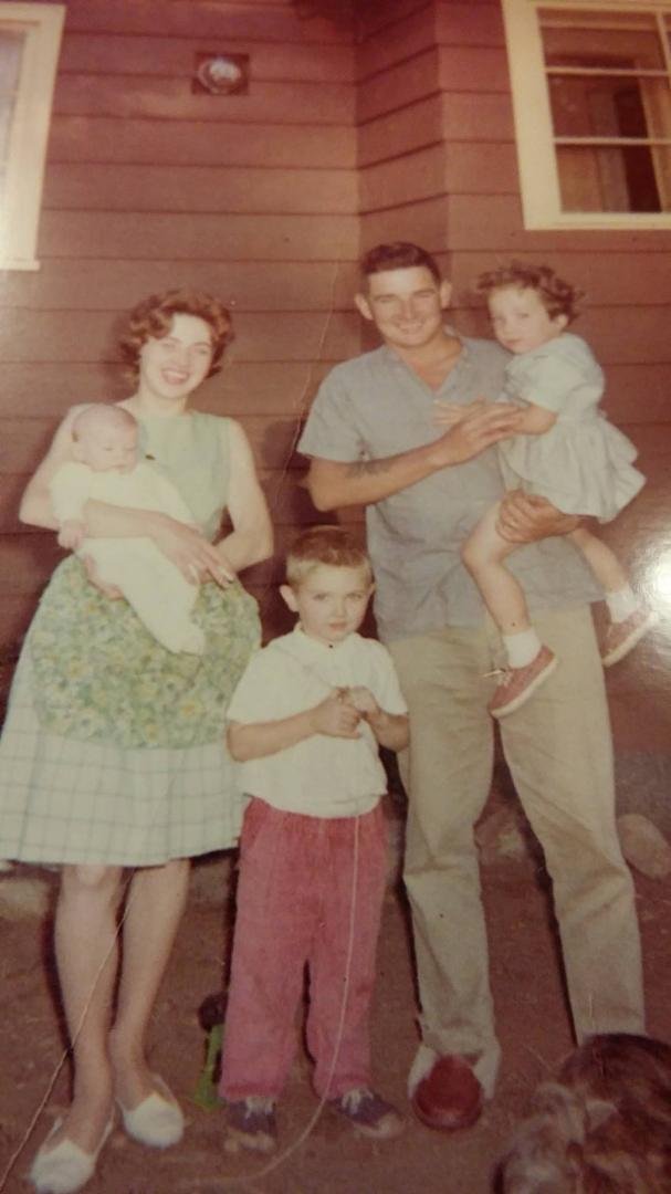 Well i was going through some old pictures of me and Tammy and Jay and i love this one ! ( except that my mother dressed me in pink pants lol )  guessing this is 1964?