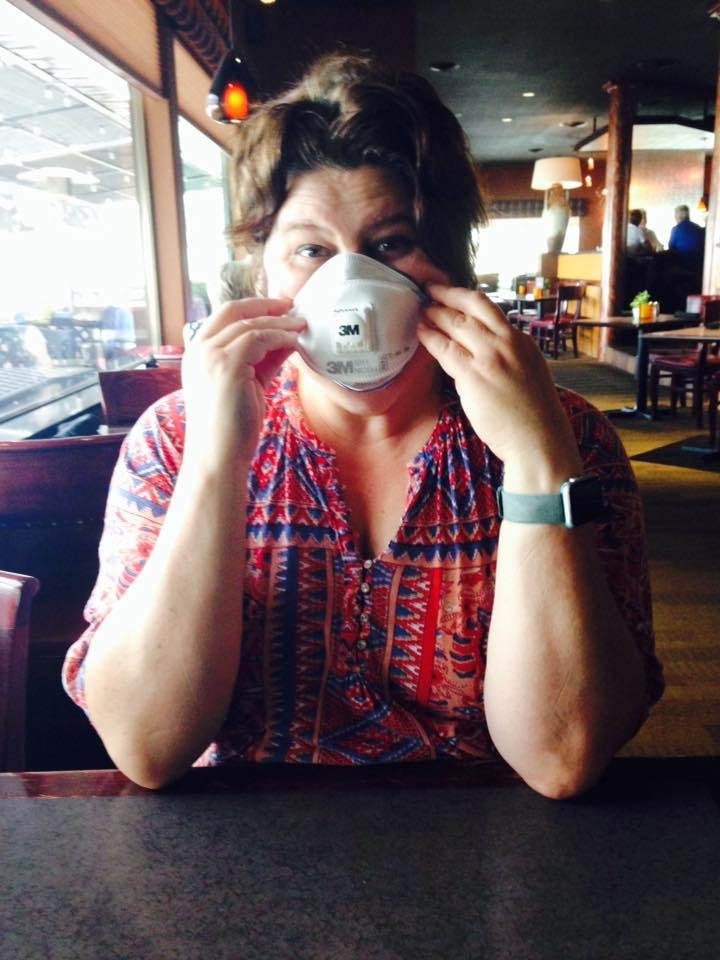 Does Laura Mayer think she is in Beijing? Very smokey in Moses Lake due to forest fires. Gives everybody something to complain about.