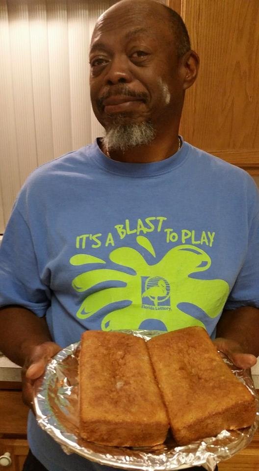 Made banana bread for my baby Brenda L. Cox.