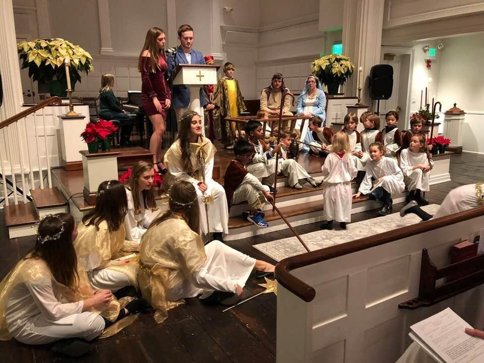 Saugatuck Congregational Church Christmas pageant.