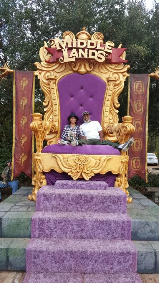 Steven and I in the king seat lol
