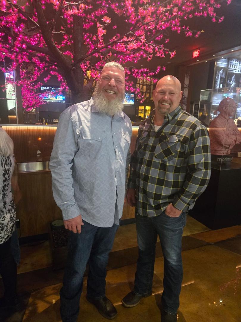 Forever friends for many years!!
Chip & Jason