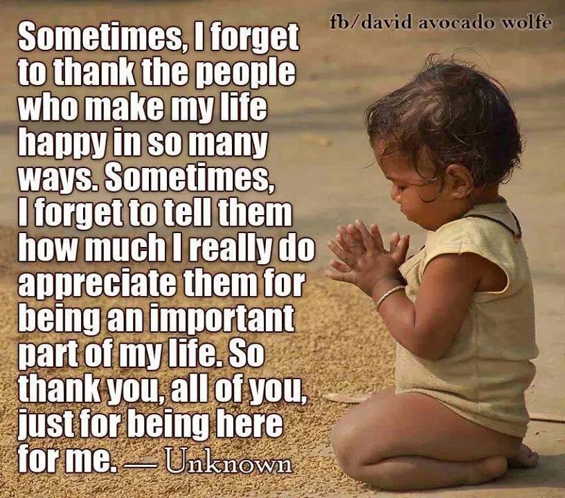 Sometimes our lives get so busy that we forget to reach out and say Thank You to those who mean so much to us. So a great big Thank You to all my family and friends who make my life happy 😊 💜