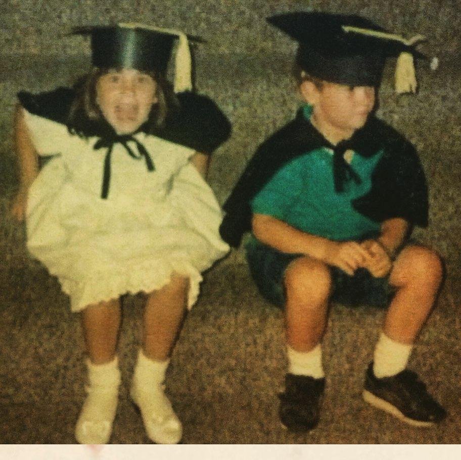Alicia and Mike At pre school Graduation. Many moons ago!