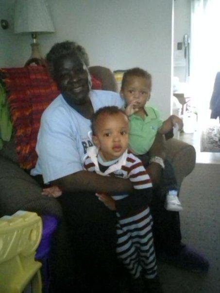Me and my babies -- Tyler C. and Melvin A.