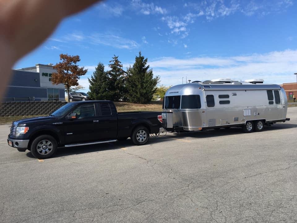 Our new vacation home. No more tent camping.