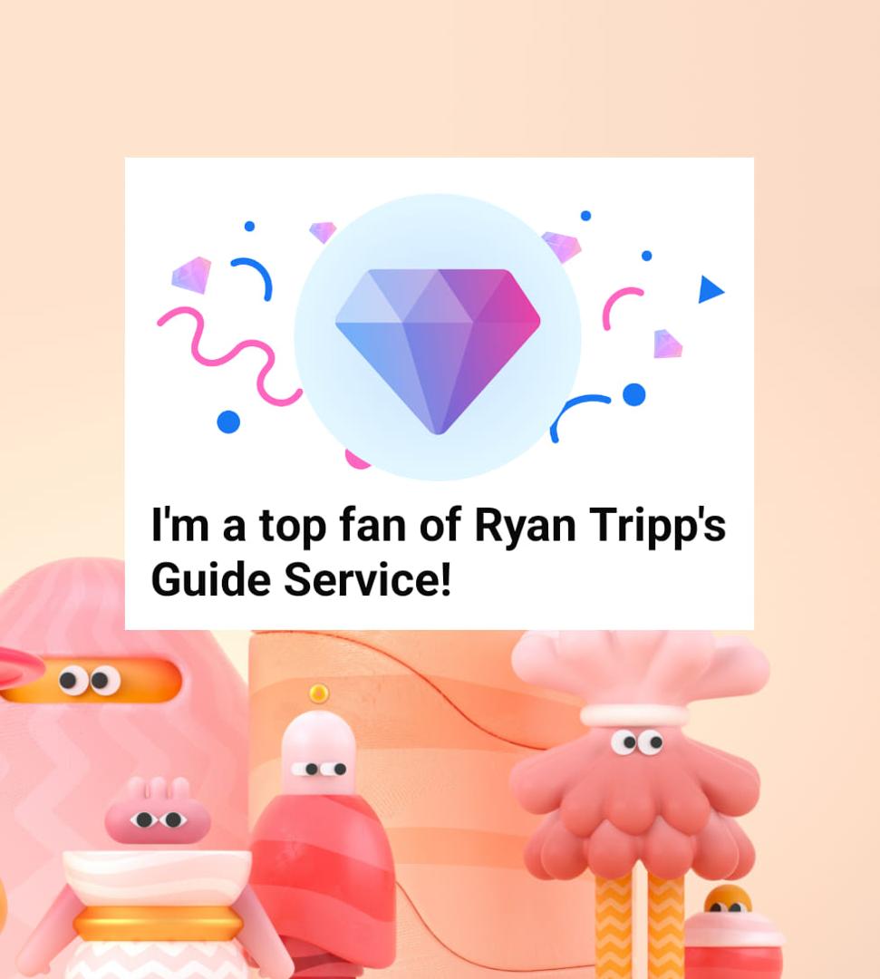 With Ryan Tripp's Guide Service – I just got recognized as one of their top fans! 🎉