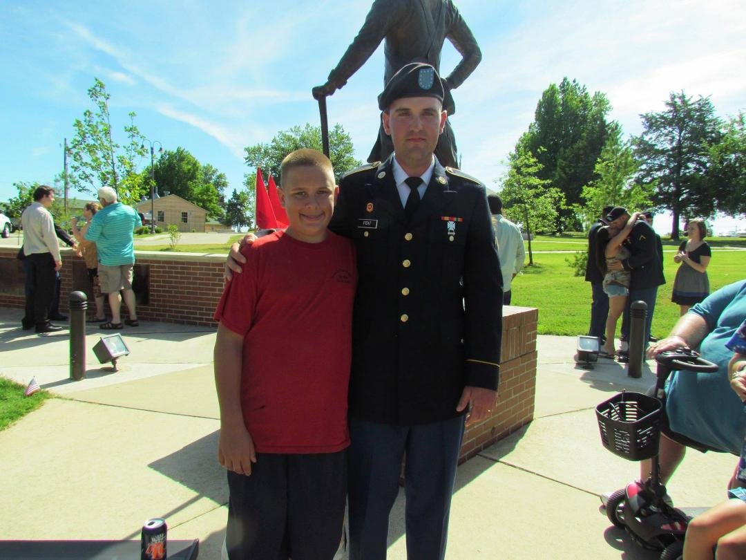 Brad's graduation from AIT. Wyatt Fent