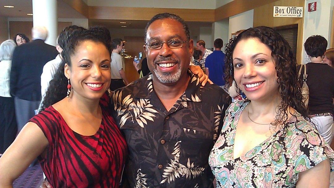 Rodney, Stacia, and Debra after the performance