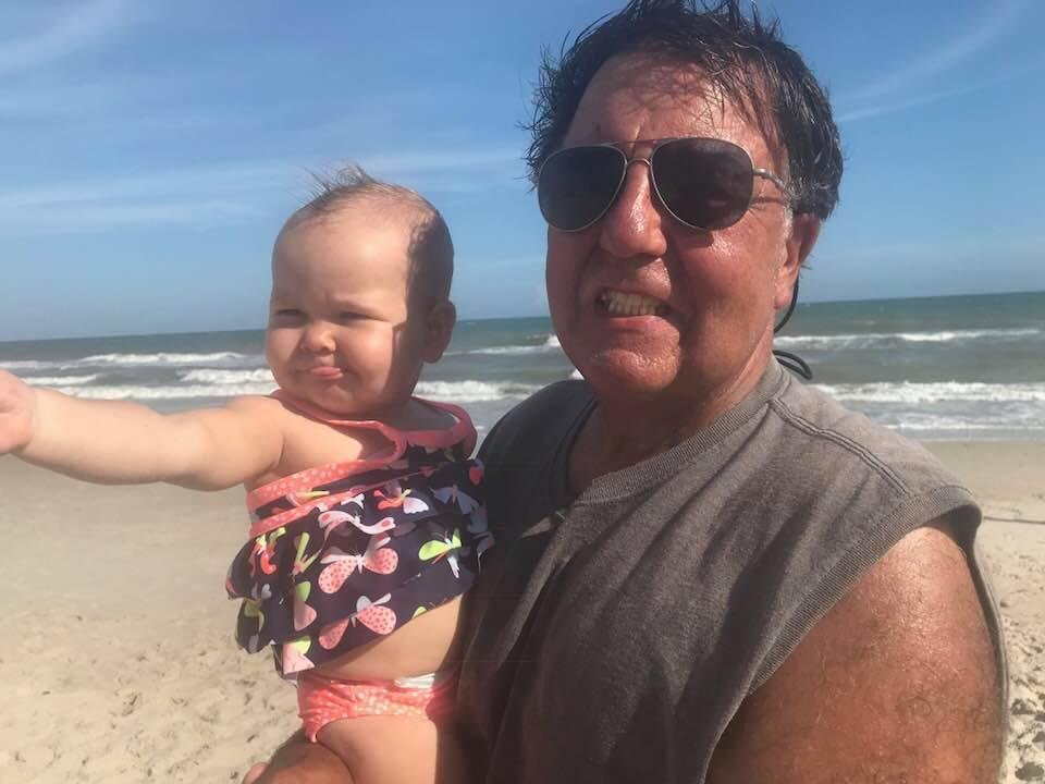 Charlotte Rose and
Me at Top Sail Island.
