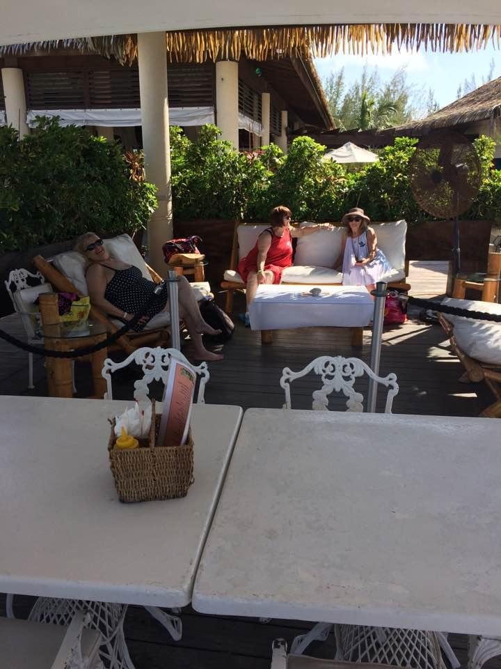 My ladies at Cozumel VIP cabana
