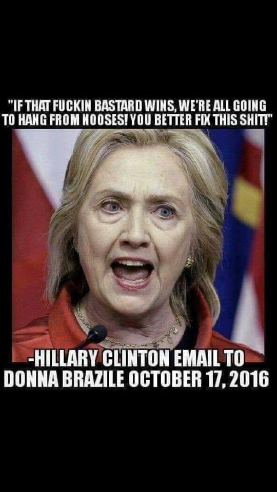 Well, at least in THIS e-mail, Hillary was telling the truth, something that seldom happens..