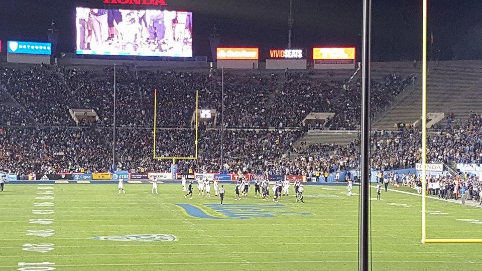 Nothing like a UCLA football game. We miss took Cindita. Get better!!