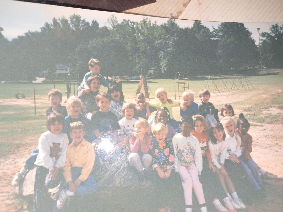 I think this is my 1st or 2d grade class at Johnson elementary
