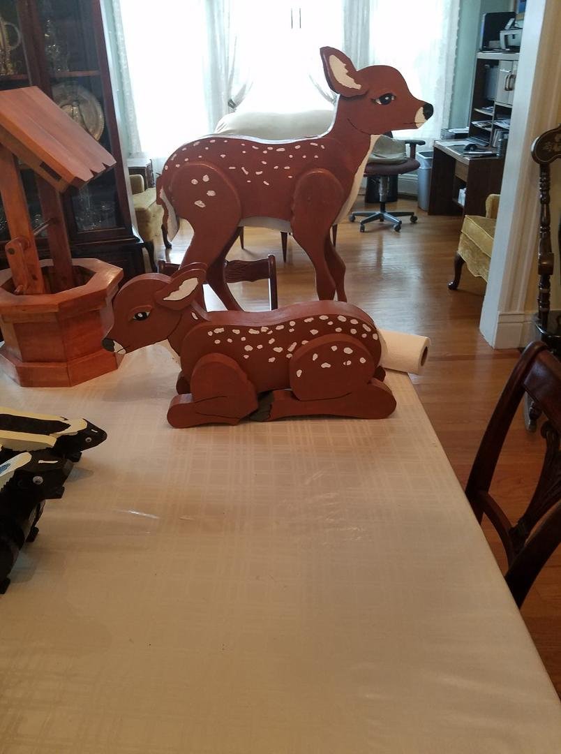 Two baby fawns $60. each