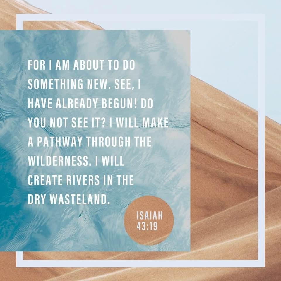 You make all things new, and I will follow You forward! Hallelujah for the new!