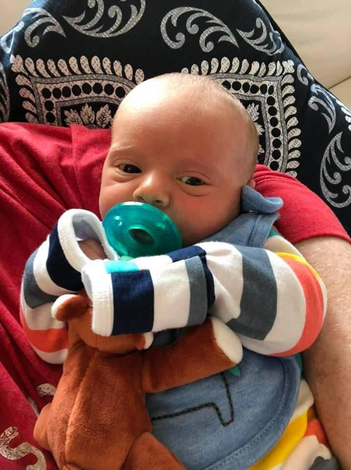 My newest grandson. Liam Thomas 9 days old. Such a sweetie. Love him so much.