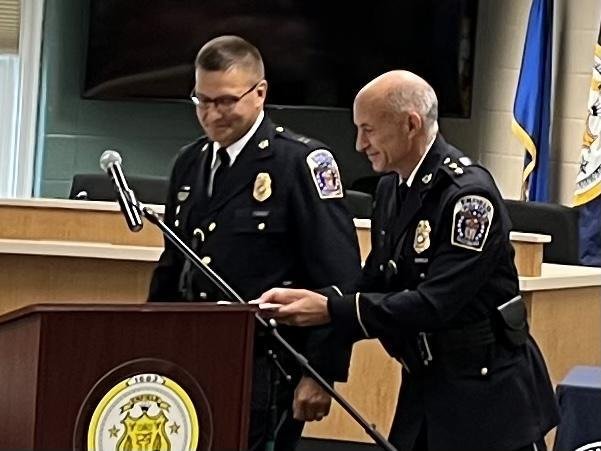 Deputy Chief Kaselouskas and Chief Fox.