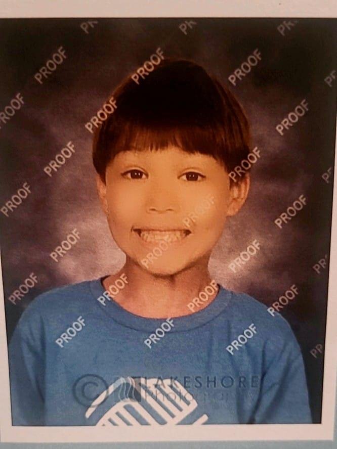 My Lil mans 3rd grade picture ,I love it the smile an all!!!😎❤️