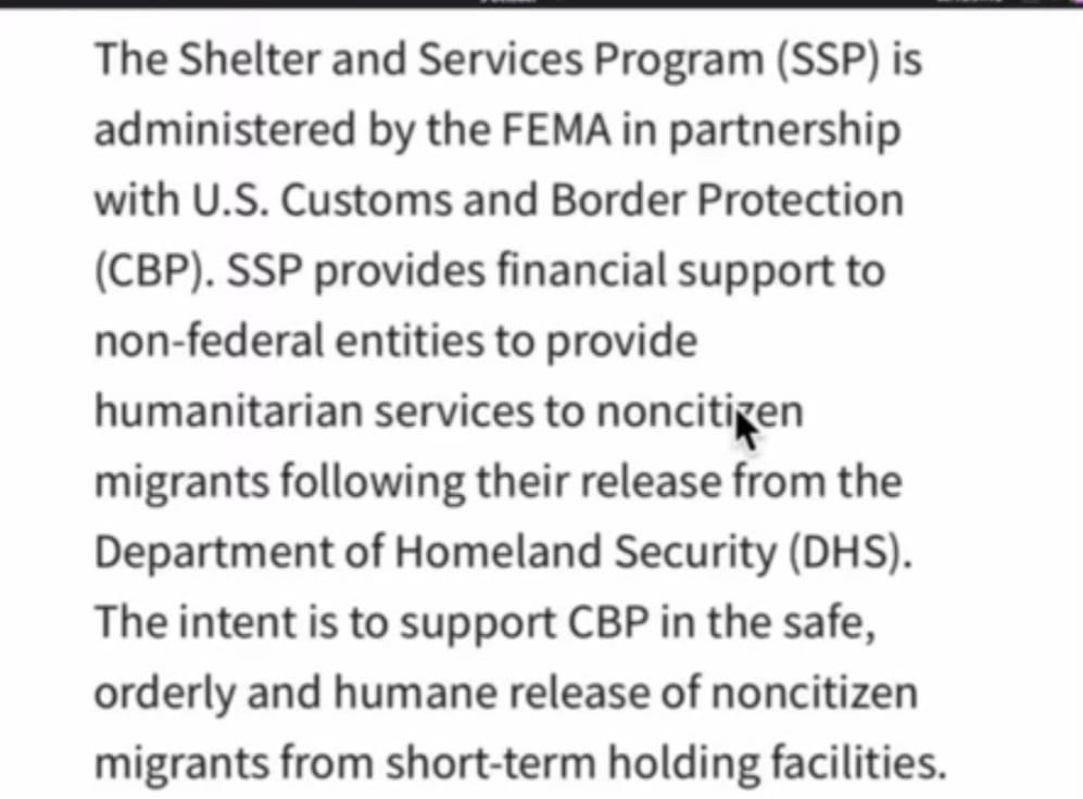 What's on my mind is BHA says they have not put migrant welfare above hurricane victims welfare.
This is press release from DOJ financial transparency.