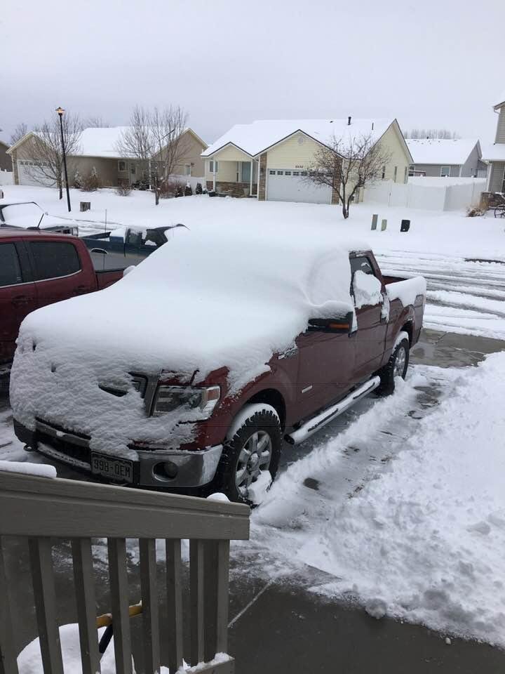 First wave of the storm only brought 4-5 inches. We will see what the next 12 hours bring
