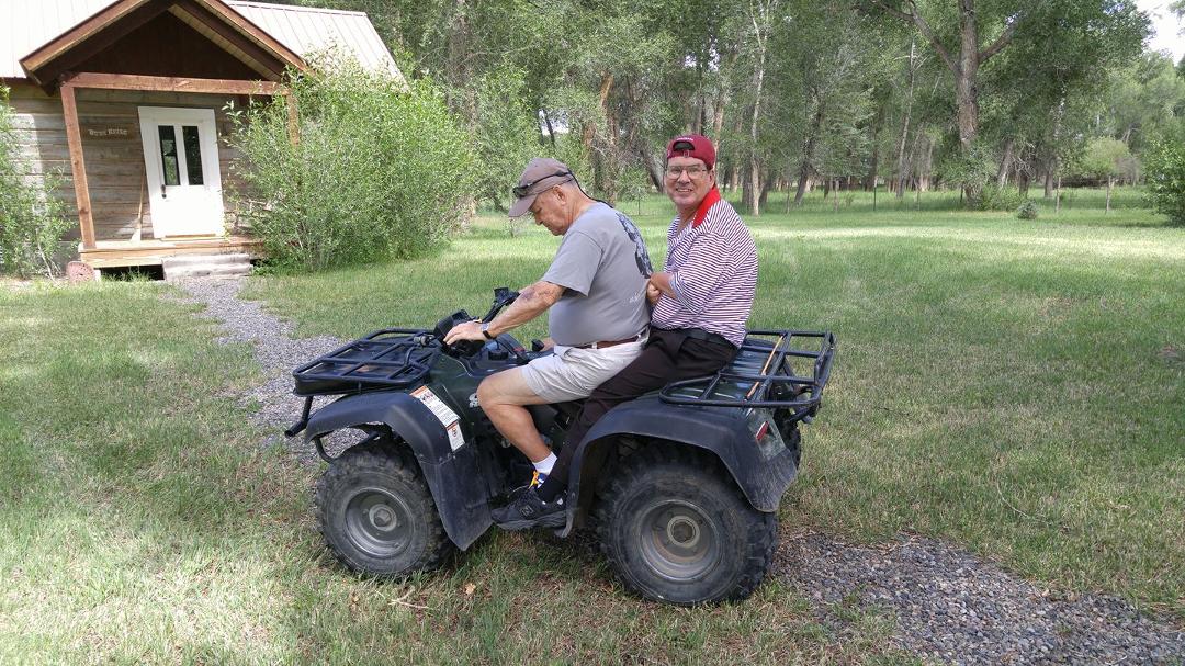 Father and Son at the Ranch