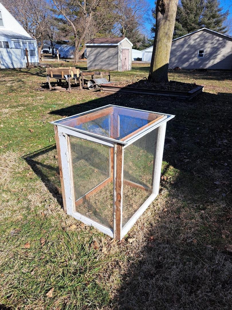 Got a mini greenhouse built