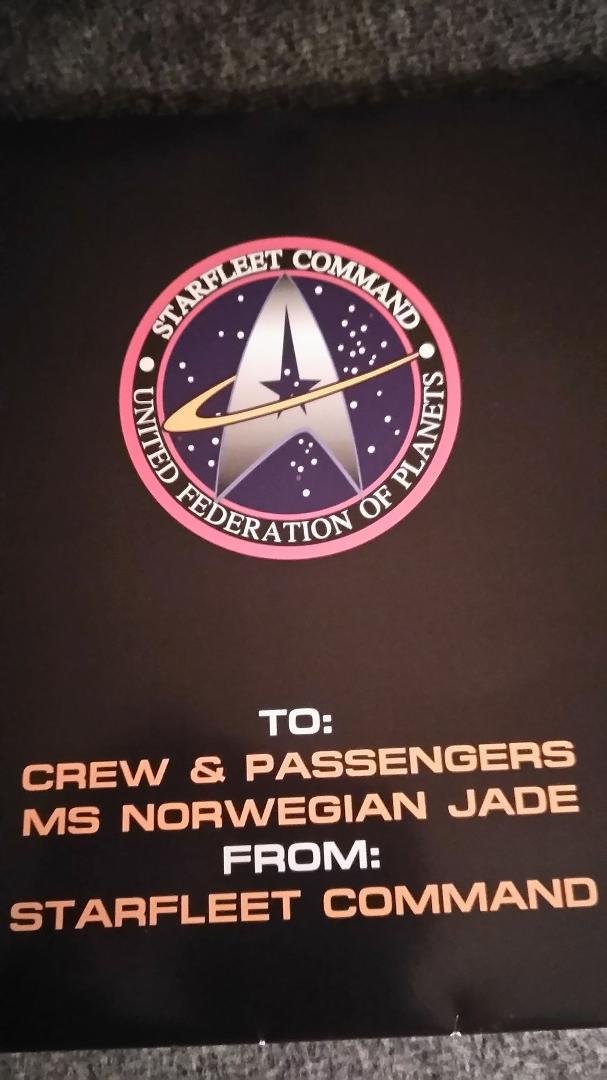 Received my sailing orders: Depart Friday Stardate 1801.25, return Thursday Stardate 1801.11 Stops in Honduras, Belize, and Mexico.