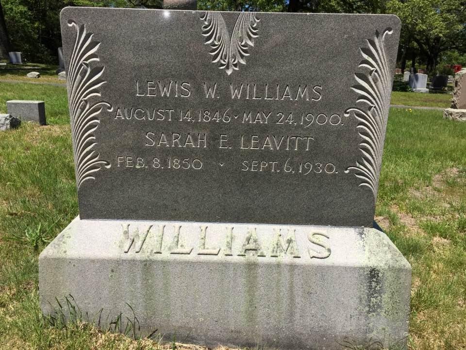 Finally found and took a picture of my great grandfather Leavitt's fourth wife's gravestone. She is buried with her first husband.