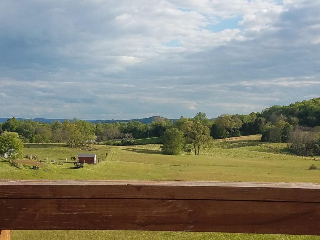 Last week from our deck looking SSW. Spring has sprung.