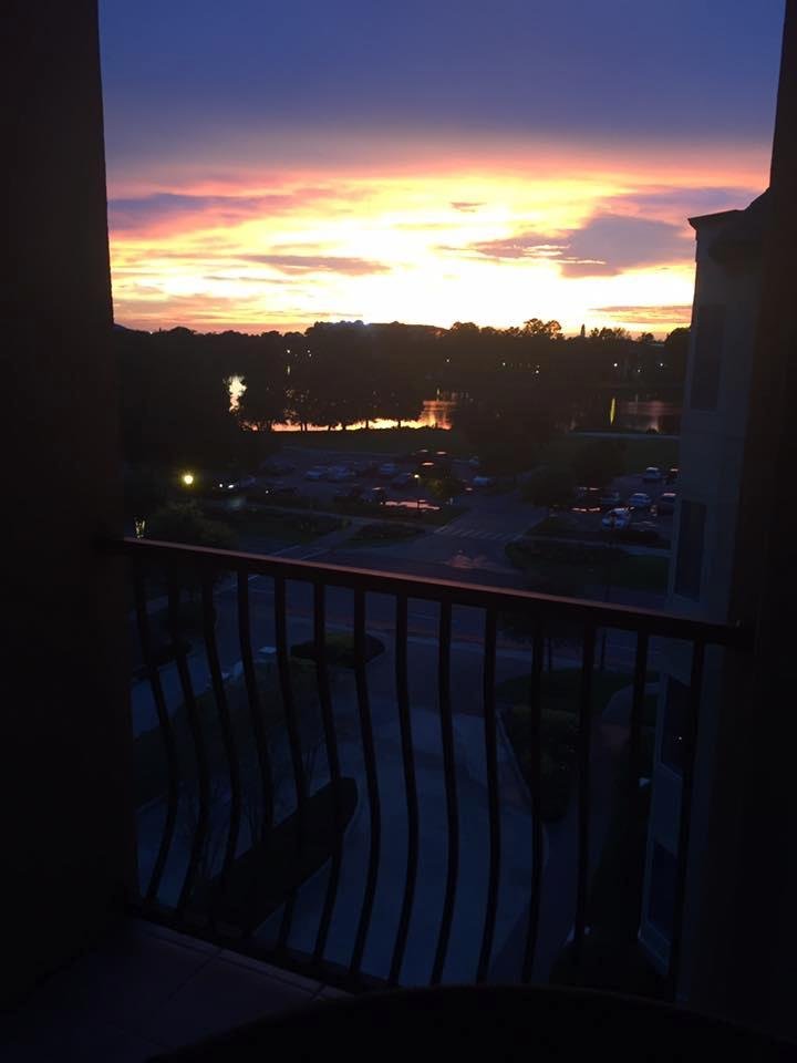 Tuesday 15 of August 2017 sun sitting over LSU Tiger Stadium