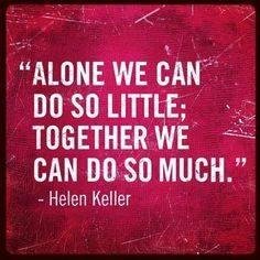 At the end of the day this is what it is all about TEAMWORK!!