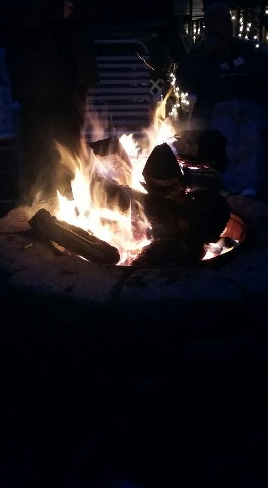 Saturday night fire at camp