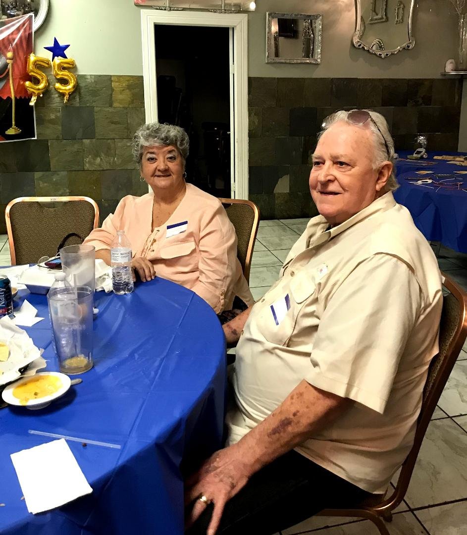 Class of 63 was definitely in the house! Claudette Bollinger Brown and Ray Brown!