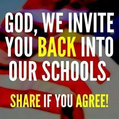 We need in our schools this america isnt it?
