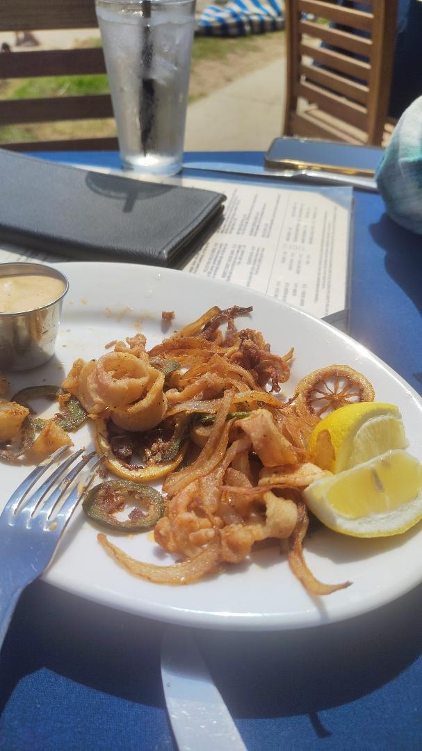 Fried calamari so yummy