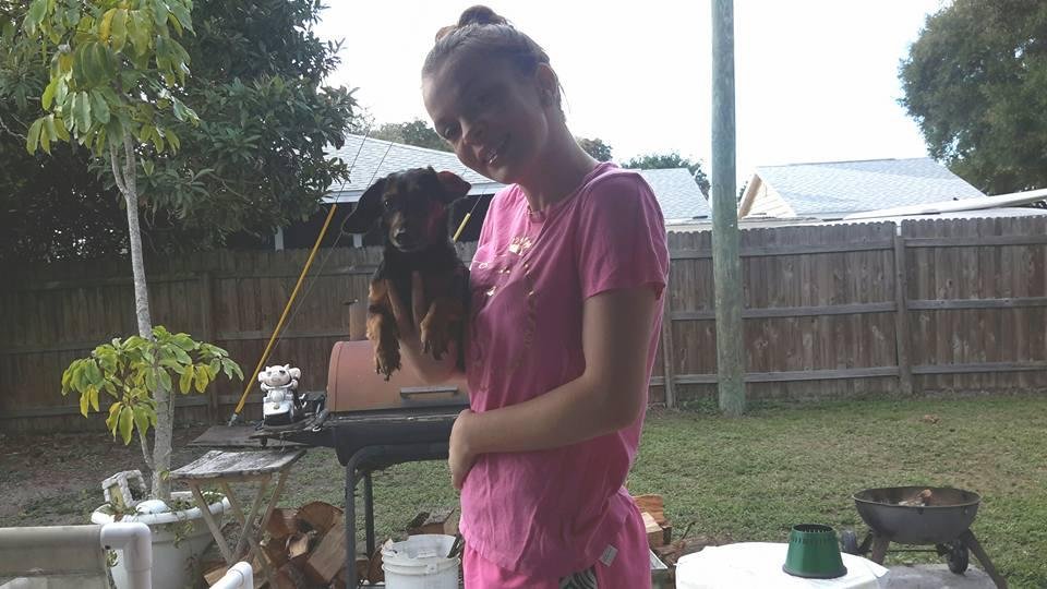 This is my little girl and my little boy Jr.