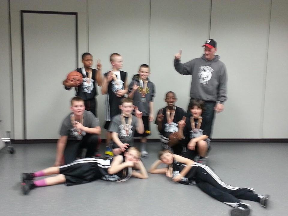 A good deal of hoop talent on the floor at one time. It has been interesting watching these 10 and 11 year olds grow into the game.