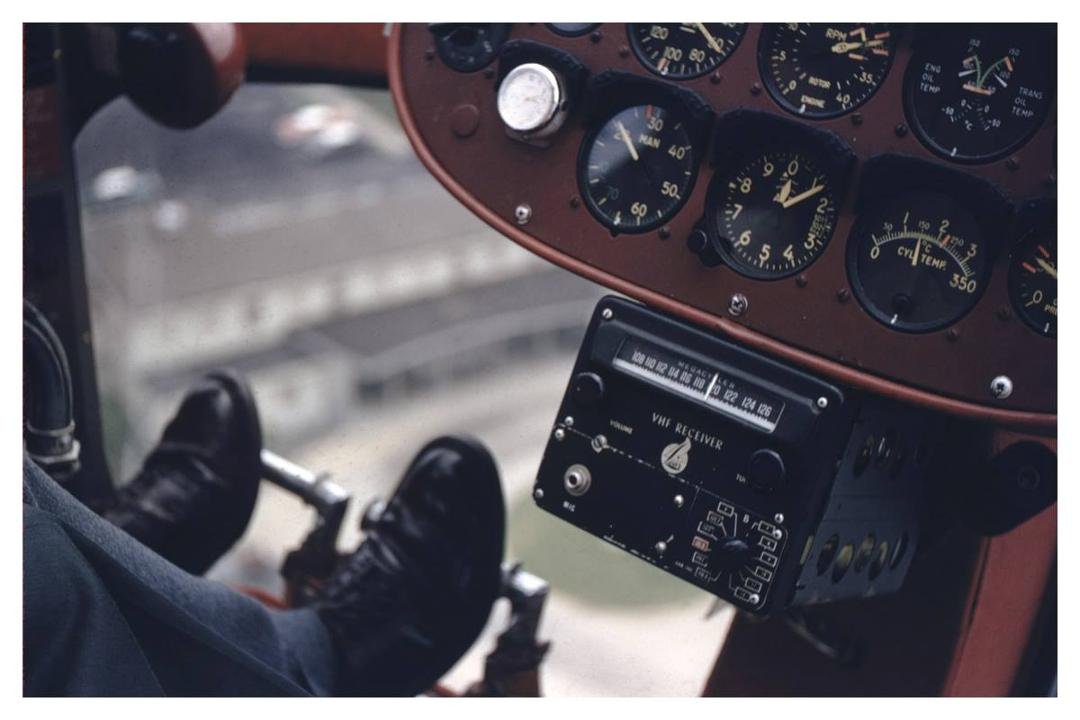 the cockpit...