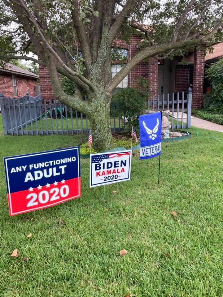 Recent yard signs