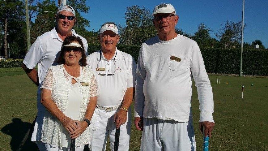 Great Day for Croquet team play!