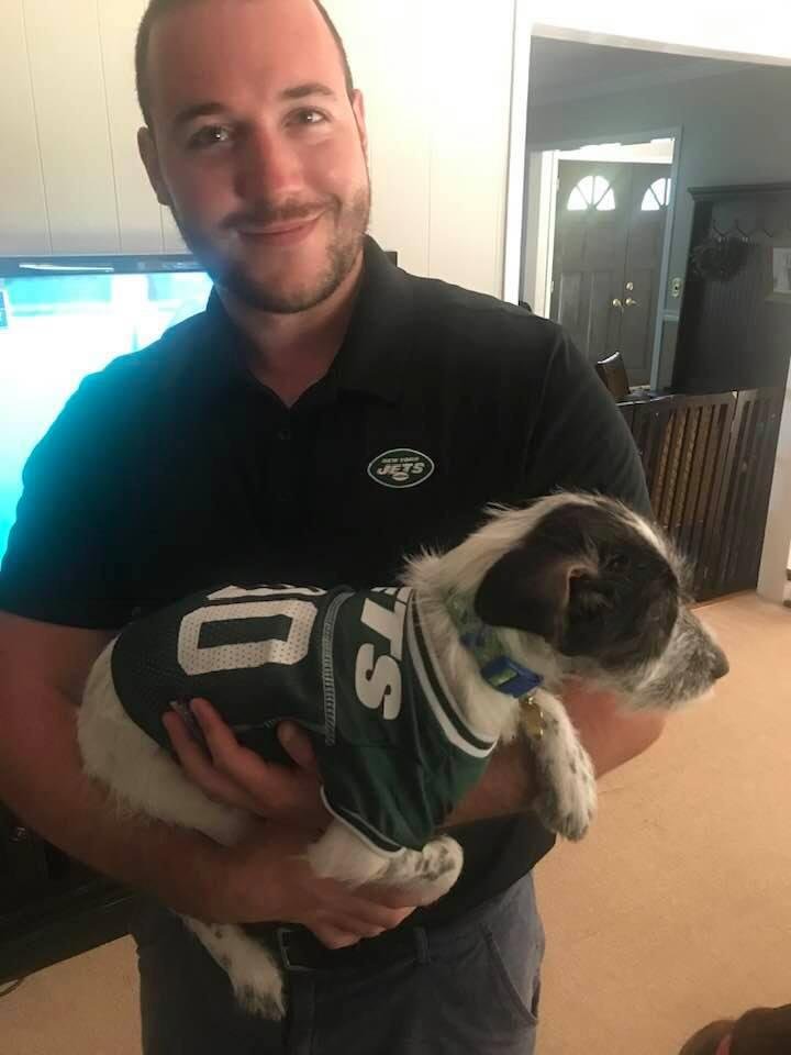 Puppy is now a Jet fan