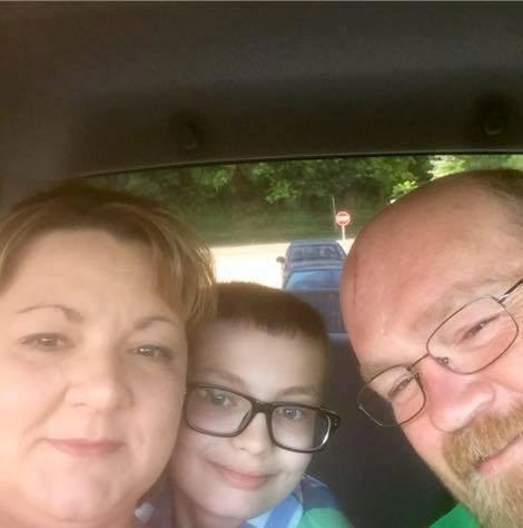 This is Daddy's baby girl with her son Travis and Husband , Sam, she's a wonderful Daughter and we are proud of her and her family on this her birthday !!!! Happy Birthday, Baby Girl !!!!  Love, Dad !!!!