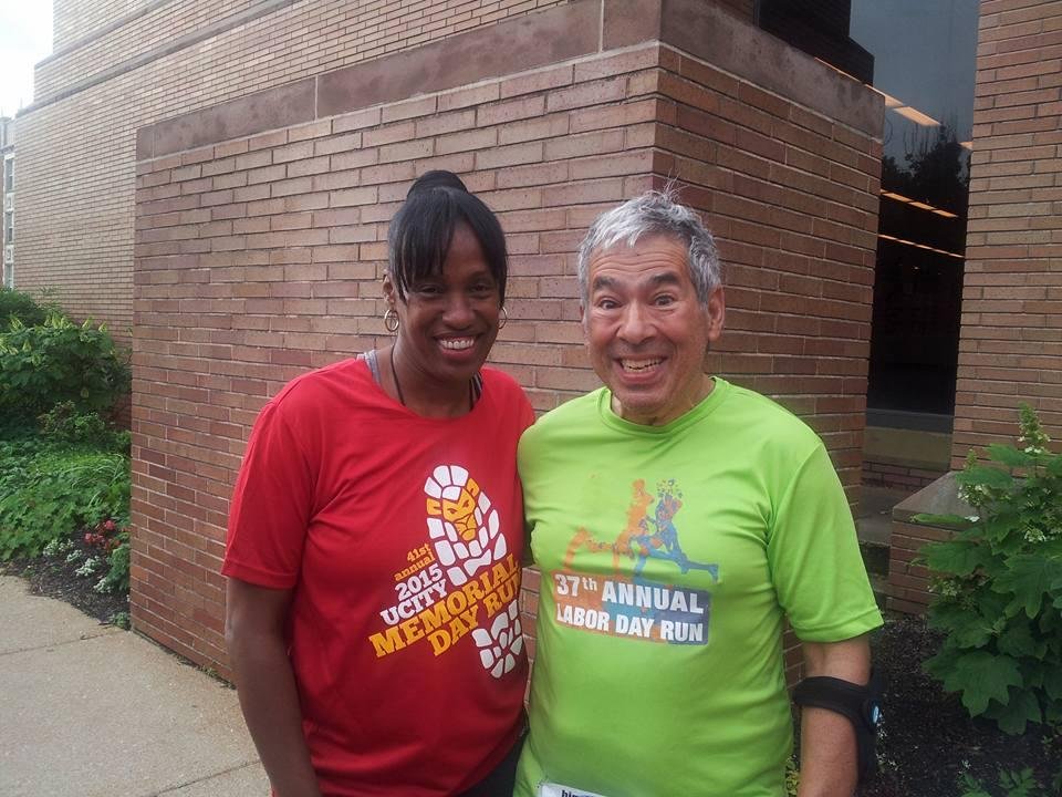 U City 10k with Jackie Joyner Kersee world's greatest women athlete