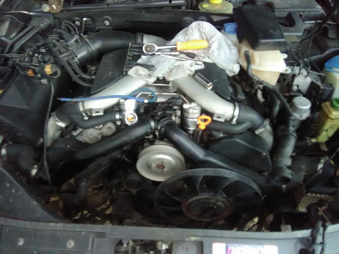 Got the whole front of the car off the get to the alternator.. Its out ..
