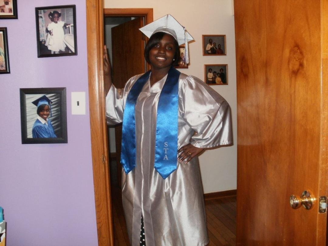 MY LOVELY DAUGHTER RICKEIL GRADUATE CLASS OF 2013.I'M SO PROUD OF HER, THANK GOD I MADE IT