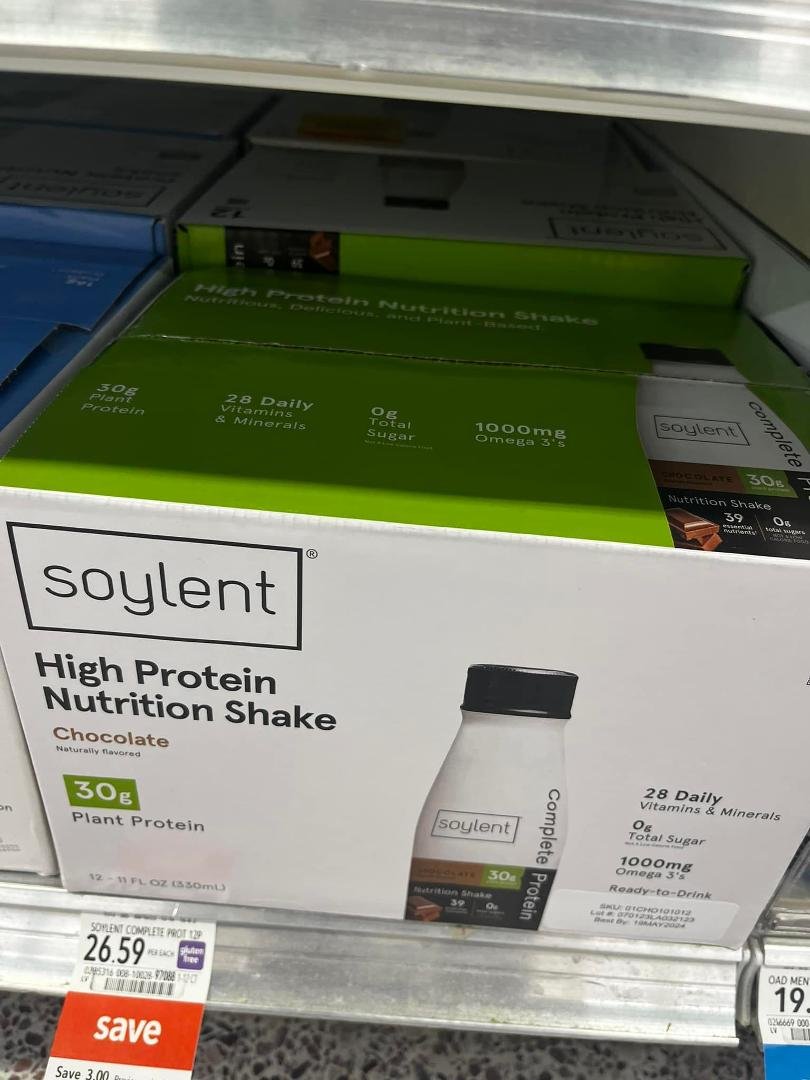 Soylent green? I wonder what it’s made of…