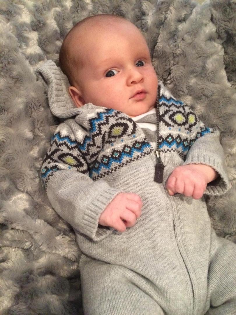 Our newest grandchild Hugh Henley Holman.