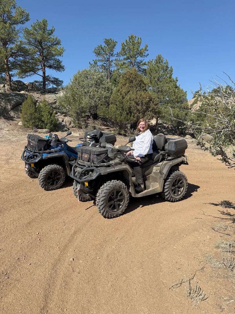 It felt good to "be back in the saddle again"!