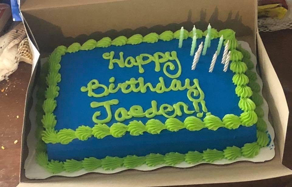 Jaes 11th. Birthday cake.